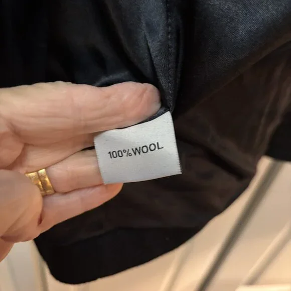 ARMV Military Force Wool Field Jacket Men’s Large Black/Dark Blue NWT - Picture 7 of 7